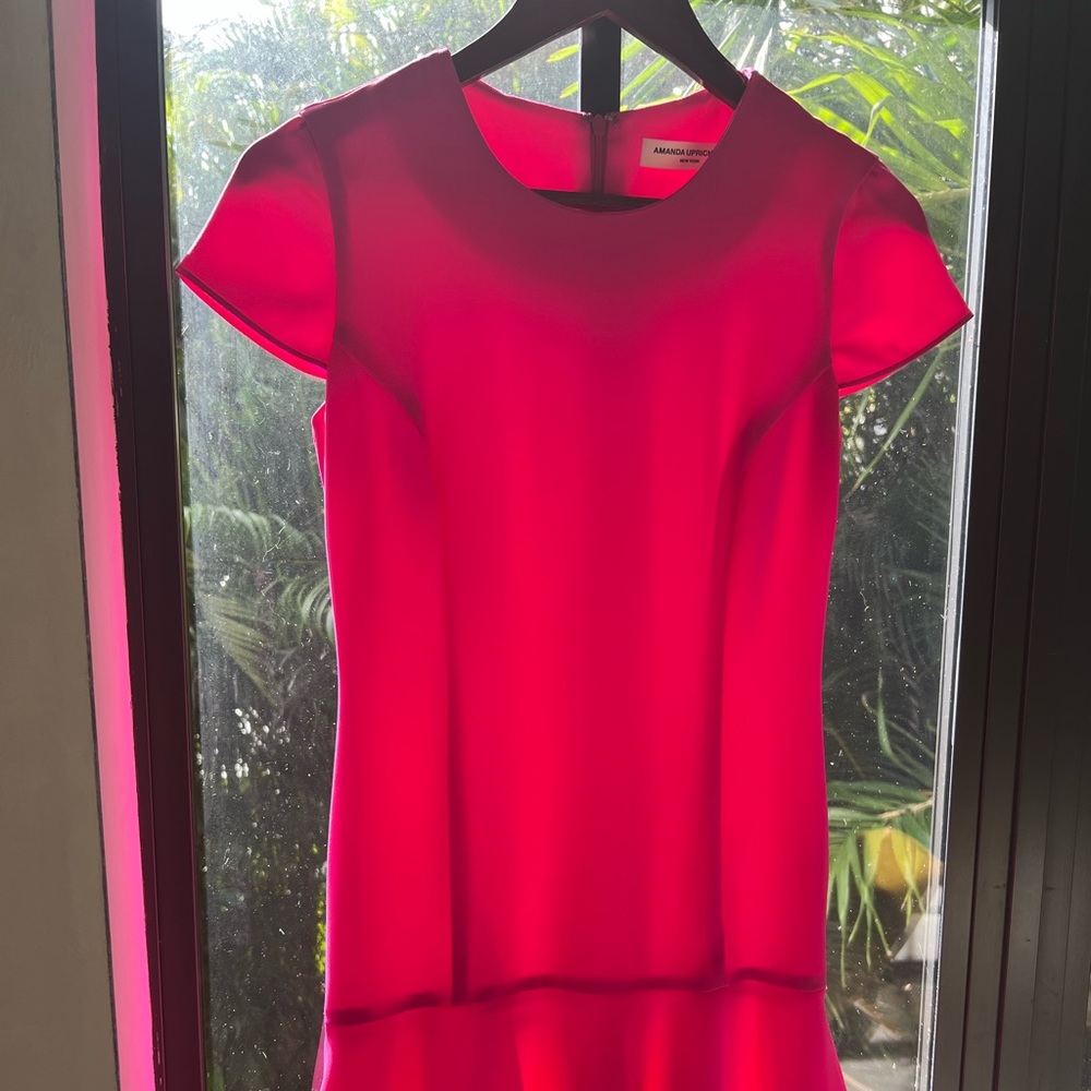Amanda Uprichard Hot Pink Dress
